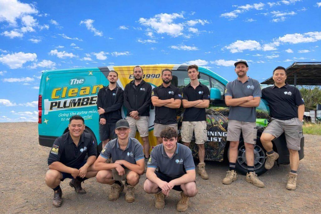 The Clean Plumber licensed team and van serving the Inner West