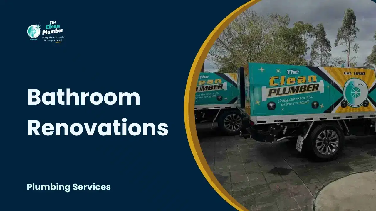Bathroom renovation plumbing in the Inner West