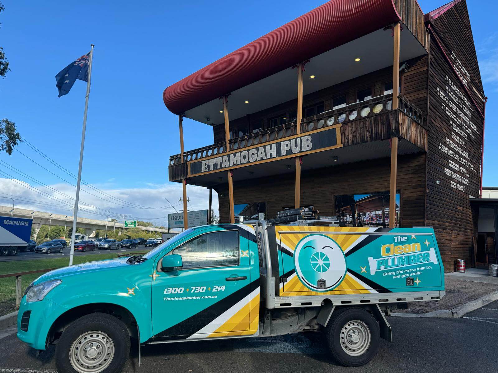 Licensed local plumbing team and van in the Inner West